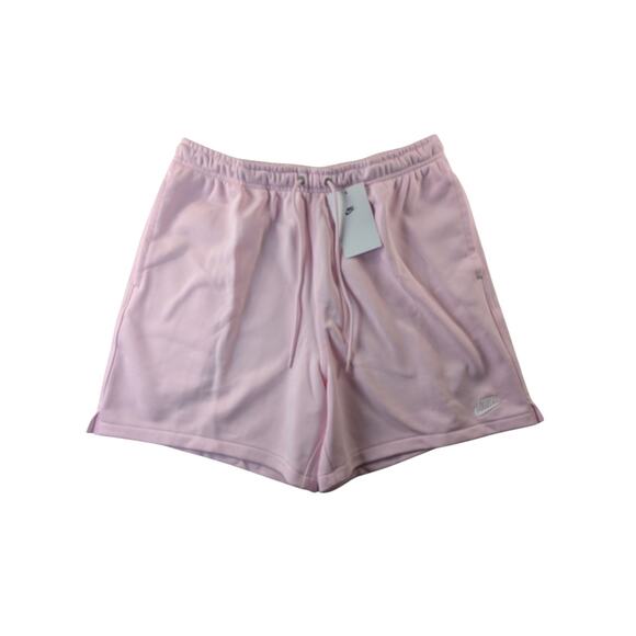 Nike Club French Terry Flow Shorts Men's Size Medium Pink Foam NWT - Picture 1 of 5
